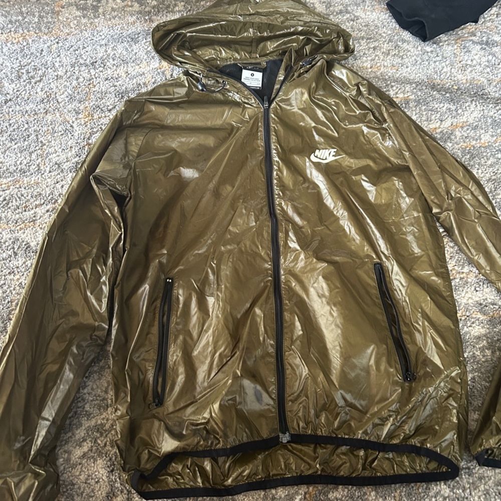 Nike Green Lightweight Windbreaker Jacket